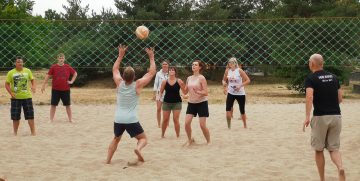 Traditionelles Volleyballturnier